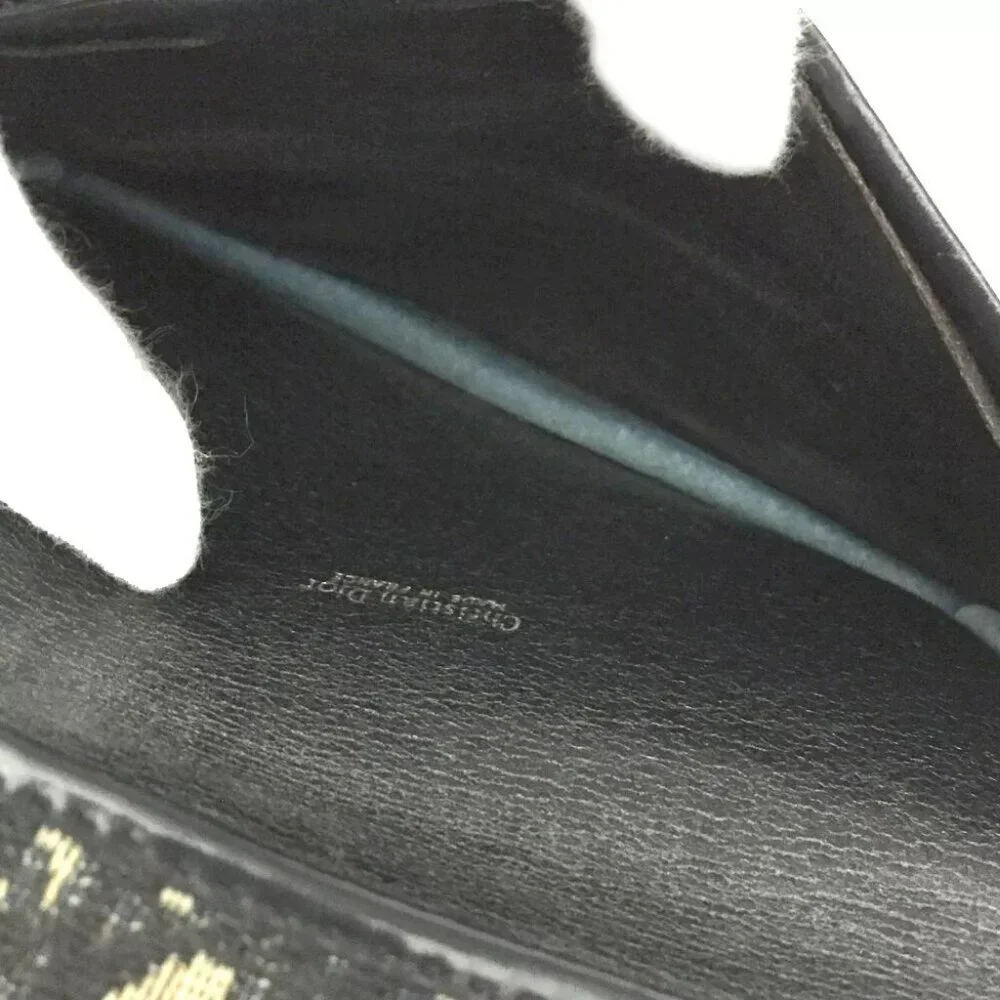 202164BU (L1) Christian Dior Wallet Long Brown PVC